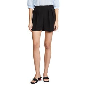 Theory Tohni Rosina Crepe Pleated Shorts - Size 4